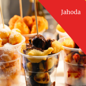 Fritule jahoda